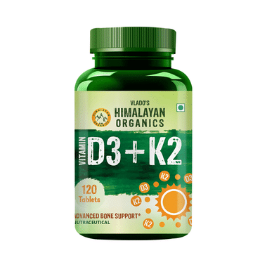 Vlado's Himalayan Organics Vitamin D3 With K2 Tablet
