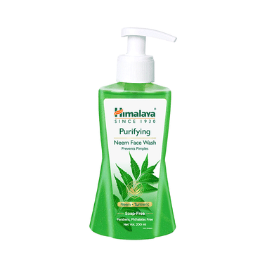 Himalaya Herbals Purifying Neem Face Wash | For Acne & Pimple Relief | Paraben And Soap Free Face Care Product
