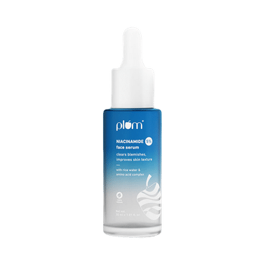 Plum 5% Niacinamide Face Serum with Rice Water | For Blemishes & Skin Texture