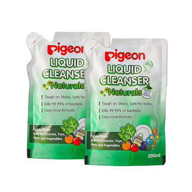 Pigeon Liquid Cleanser Naturals (200ml Each)