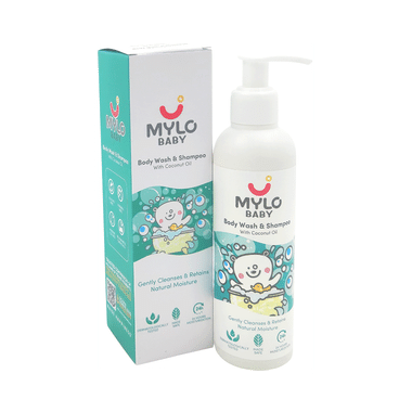 Mylo Baby Body Wash & Shampoo Head-to-Toe Cleansing Tear Free Formula