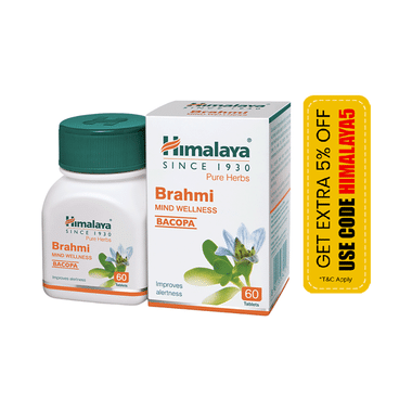 Himalaya Wellness Himalaya Brahmi Tablets | Mind Wellness| Improve Alertness Tablet