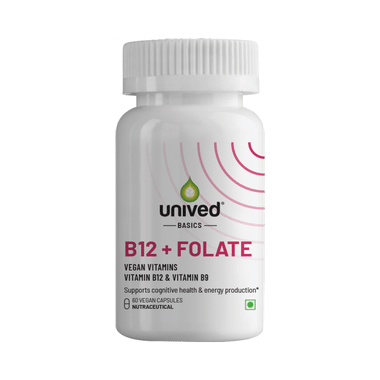 Unived B12+Folate Vegan Capsule