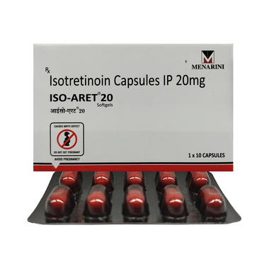 Iso Aret 20mg Capsule