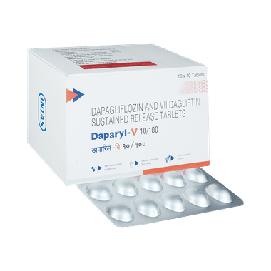 Daparyl V 10mg/100mg Tablet