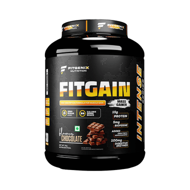 Fitgenix Nutrition Fitgain Mass Gainer  Powder Chocolate