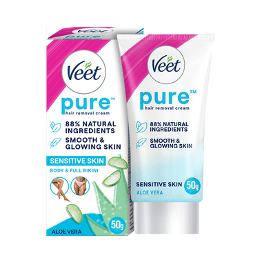 Veet Pure Hair Removal Cream For Women | No Ammonia Smell | For Sensitive Skin