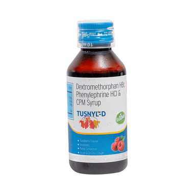 Tusnyl-D Syrup Raspberry Sugar Free