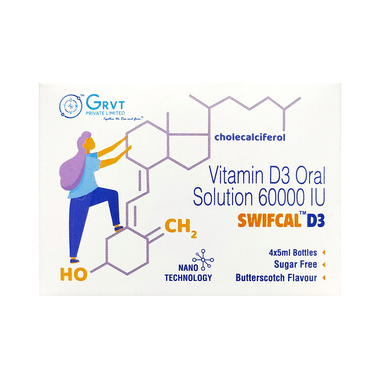 Swifcal-D3 Nano Shot (5ml Each) Butterscotch Sugar Free