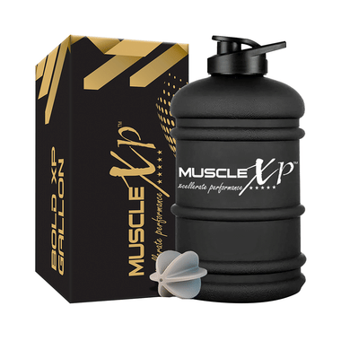 MuscleXP BoldXP Gallon Water Bottle Black