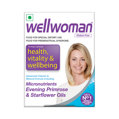 Wellwoman Health Supplement Capsule With Vitamins & Minerals | For Premenstrual Syndrome