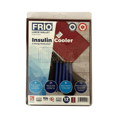 Frio Insulin Cooler & Allergy Medication Large Wallet Red