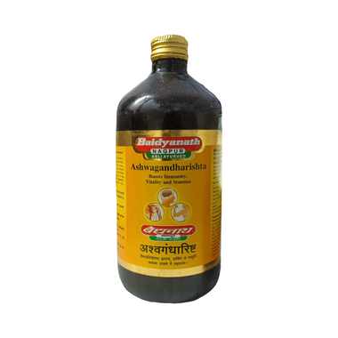 Baidyanath (Nagpur) Ashwagandharishta Syrup Helps Boost Immunity
