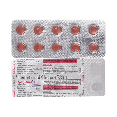 Telmiduce CL 10mg/40mg Tablet