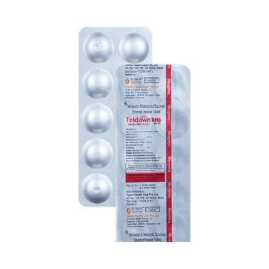 Teldawn Beta 40mg/25mg Tablet