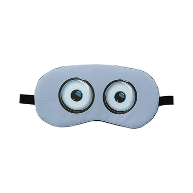 Jenna Sleeping Eye Mask for Insomnia, Puffy Eyes and Dark Circles RoundEye Blue