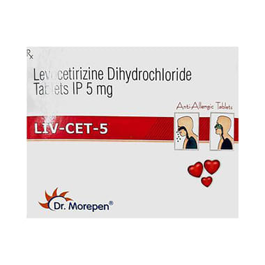 Livcet 5mg Tablet