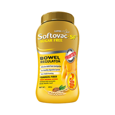 Softovac -SF Bowel Regulator Powder | For Constipation, Digestion & Liver Care | Stomach Care | Sugar-free