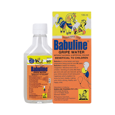 Babuline Kids Ayurvedic Gripe Water For Baby Stomach And Colic Pain Relief