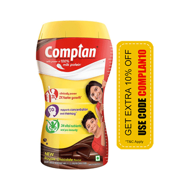 Complan Nutrition Drink Powder For Children | Nutrition Drink For Kids With Protein & 34 Vital Nutrients | Royale Chocolate