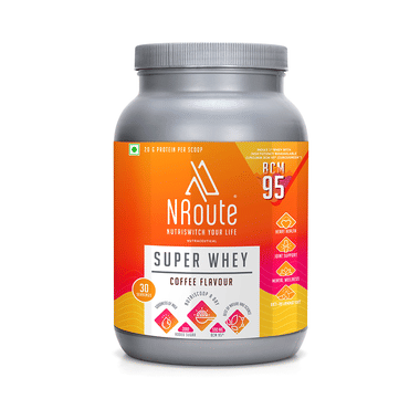 Nroute Super Whey Protein Powder Coffee