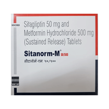 Sitanorm-M 50mg/500mg Tablet SR