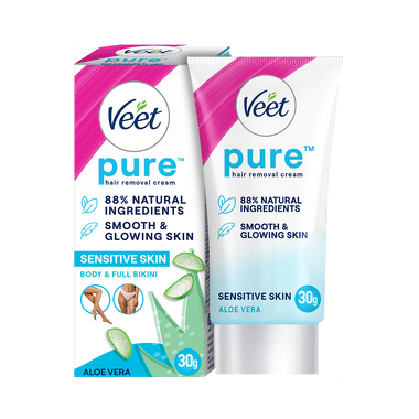 Veet Pure Hair Removal Cream For Women | No Ammonia Smell | For Sensitive Skin
