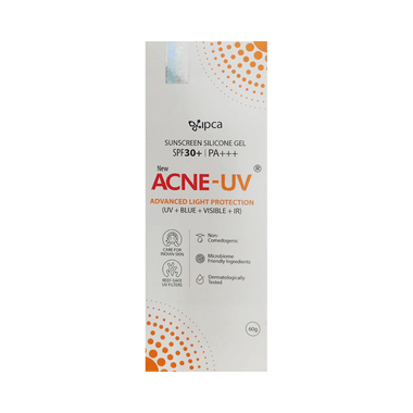 Acne-UV Sunscreen With Broad Spectrum UVA/UVB Protection | Oil Free & Water Resistant | Gel SPF 30