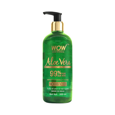 WOW Skin Science 99% Pure Aloe Vera Gel | Multipurpose Beauty Gel For Skin & Hair