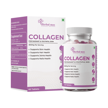 Herbal Max Collagen Tablet for Radiant & Youthful Skin