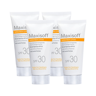 Maxisoft Sunscreen Lotion (50ml Each) SPF 30