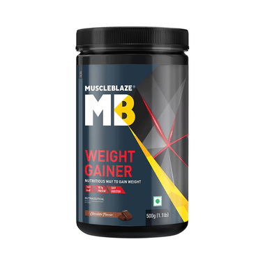 MuscleBlaze Weight Gainer | With Added Digezyme for Muscle Mass | Flavour Chocolate