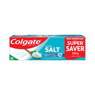 Colgate Active Salt Anticavity Toothpaste (200gm + 100gm)