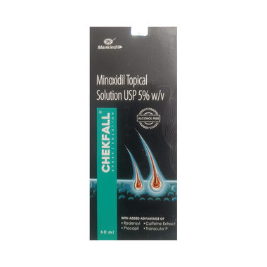 Chekfall 5% Topical Solution Paraben Free