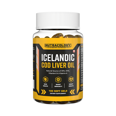 Nutracology Icelandic Cod Liver Oil Soft Gel