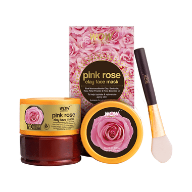 WOW Skin Science Pink Rose Clay Face Mask