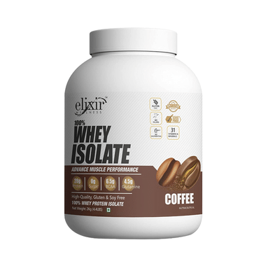 Elixir Wellness 100% Whey Isolate Coffee