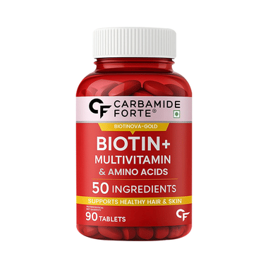 Carbamide Forte Biotin With Multivitamin For Hair, Skin, Energy & Immunity | Tablet