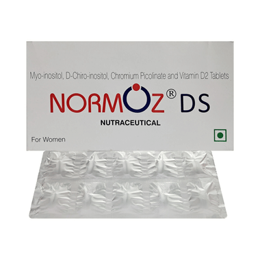 Normoz DS Tablet With Myo-Inositol, D-Inositol, Chromium & Vitamin D2
