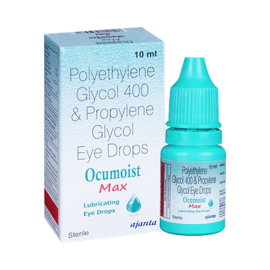 Ocumoist Max Polyethylene Glycol 400 & Propylene Glycol Lubricating Eye Drop | For Eye Care