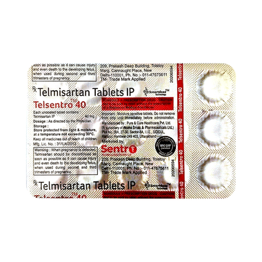 Telsentro 40 Tablet