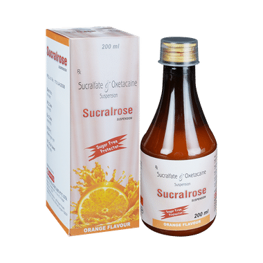 Sucralrose Suspension Orange Sugar Free