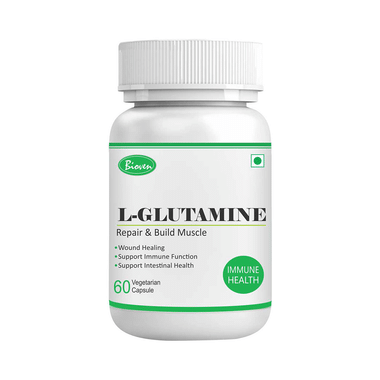 Bioven L-Glutamine 500mg Vegetarian Capsules