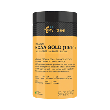 MyFitFuel Premium BCAA Gold (10:1:1) Unflavoured