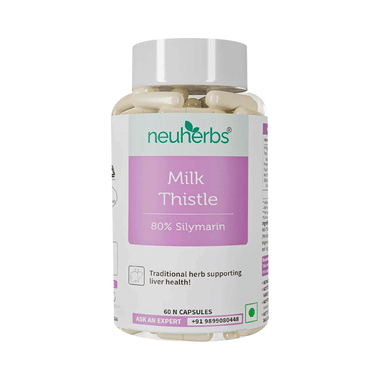 Neuherbs Milk Thistle 80% Silymarin Capsule
