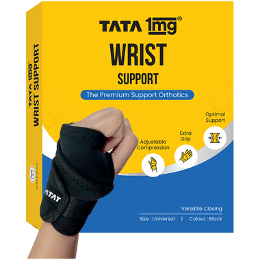 Tata 1mg Wrist Support, Neoprene Wrist Brace with Thumb Support, Universal Size