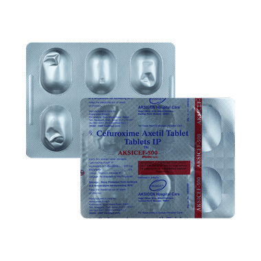 Aksicef 500mg Tablet