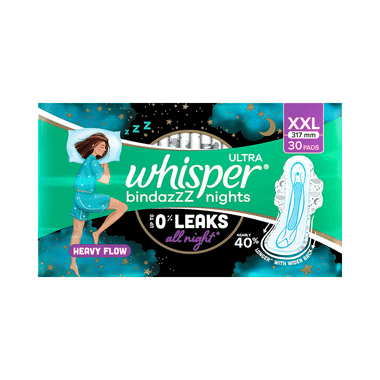 Whisper Bindazzz Nights Pads | Size XXL Heavy Flow