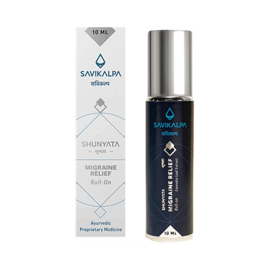 Savikalpa Shunyata Migraine Relief Roll-On for Migraine and Headache Relief