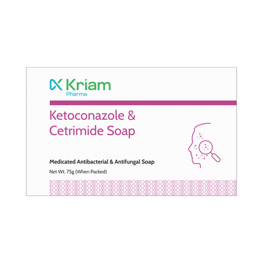 Kriam Pharma Ketoconazole & Cetrimide Soap